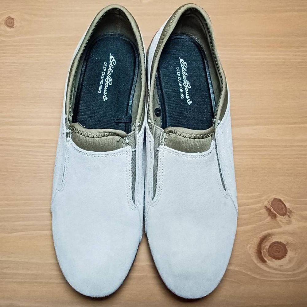 Eddie Bauer Birch Bay Suede Moch Leather Upper Casual Shoes Women Size 10